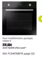 Candy - Four Multifonction, Pyrolyse, Classe A  offre à 514,6€ sur SoCoo'c