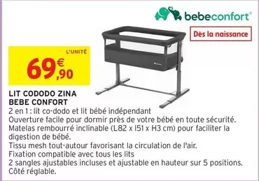 Bébé confort - Lit Cododo Zina offre à 69,9€ sur Intermarché Hyper