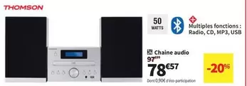 Thomson - Chaine Audio offre à 78,57€ sur Conforama