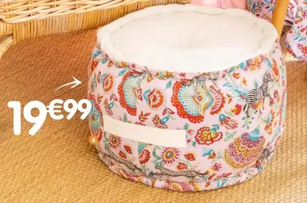 Pouf Imprimé offre à 19,99€ sur B&M