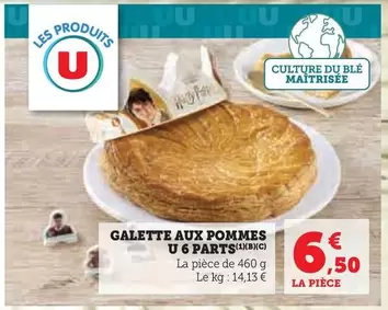 U - Galette Aux Pommes offre à 6,5€ sur Super U