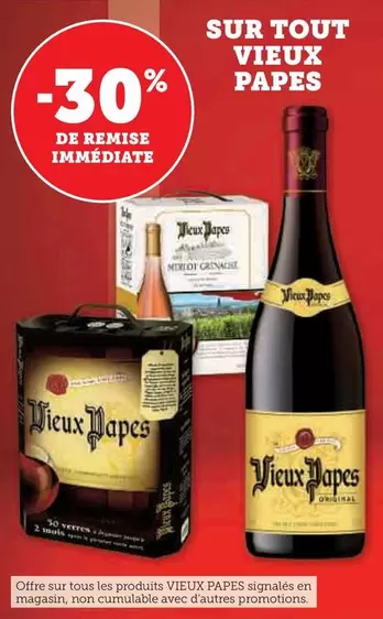 Vieux Papes - Sur Tout  offre sur U Express