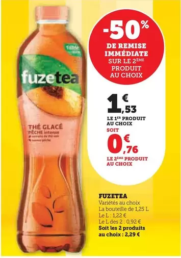 Fuzetea - Variétés Au Choix offre à 1,53€ sur U Express