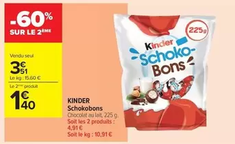 Kinder - offre à 3,51€ sur Carrefour Contact