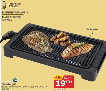 Dim - Plancha Grill offre à 19,91€ sur Gifi