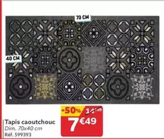 Dim - Tapis Caoutchouc offre à 7,49€ sur Gifi