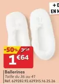 Ballerines offre à 1,64€ sur Gifi