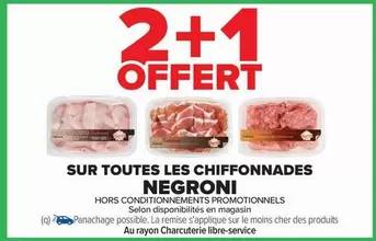 Negroni - Sur Toutes Les Chiffonnades offre sur Carrefour Drive