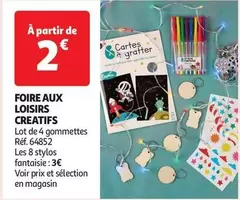 Foire Aux Loisirs Creatifs offre à 2€ sur Auchan Hypermarché