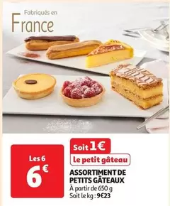 Assortiment De Petits Gâteaux offre à 1€ sur Auchan Hypermarché