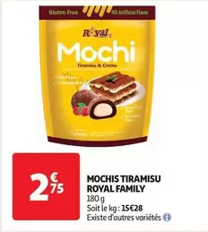 Royal - Mochis Tiramisu offre à 2,75€ sur Auchan Hypermarché