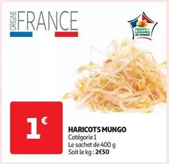 Haricots Mungo offre à 1€ sur Auchan Supermarché