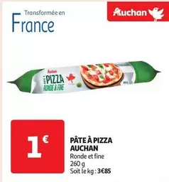 Auchan - Pâte À Pizza offre à 1€ sur Auchan Supermarché