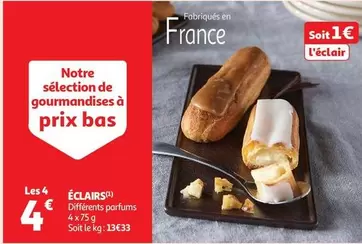 Éclairs offre à 1€ sur Auchan Supermarché