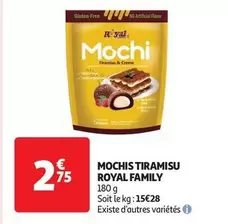 Royal - Mochis Tiramisu offre à 2,75€ sur Auchan Supermarché