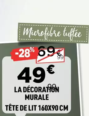 Tête De Lit 160x90 Cm offre à 49€ sur Centrakor