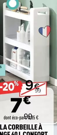 La Corbeille A NCE 60 L offre à 7€ sur Centrakor