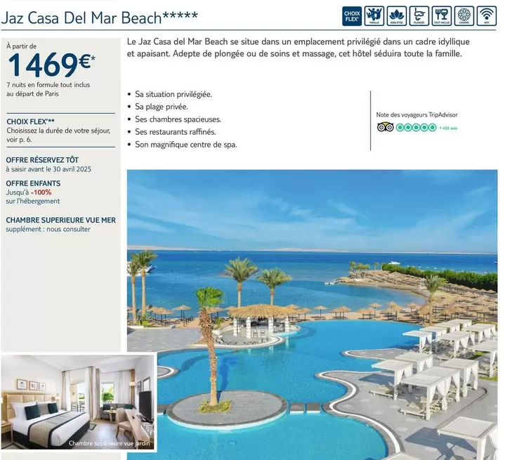 Jaz Casa Del Mar Beach offre à 1469€ sur TUI