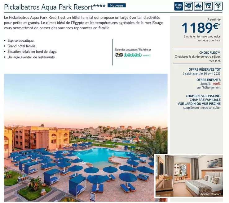 Pickalbatros Aqua Park Resort offre à 1189€ sur TUI