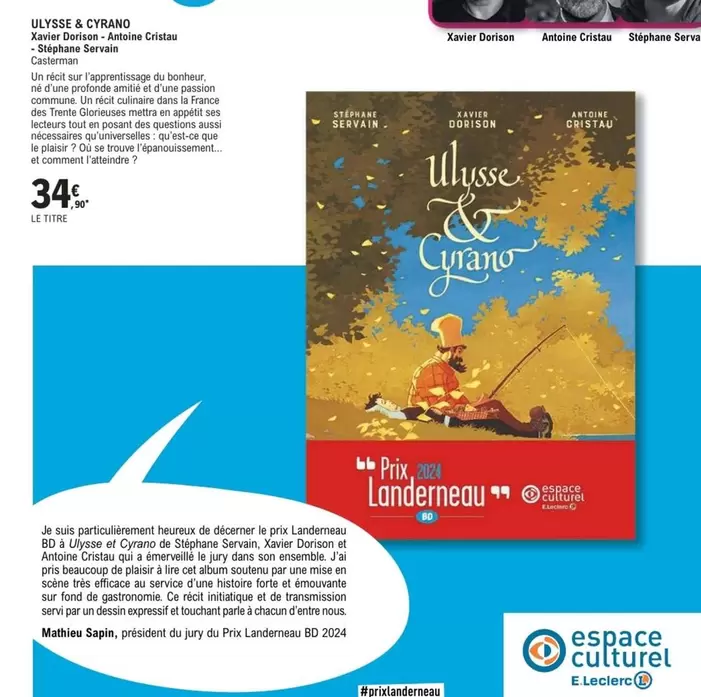 Casterman - Juvés Écrémé Dragon Criseau offre à 34,99€ sur E.Leclerc Espace Culturel