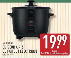 Cuiseur A Riz Ou Faitout Electrique offre à 19,99€ sur Aldi