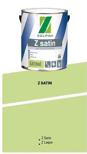 Zolpan - Z Satin offre sur Zolpan