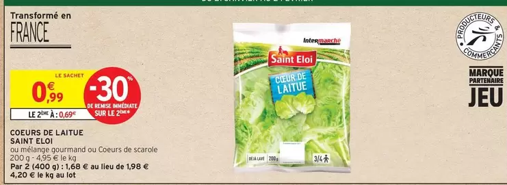 Saint Eloi - Coeurs De Laitue offre à 0,99€ sur Intermarché Express