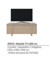 Arco Meuble Tv L120 Cm offre sur Gautier