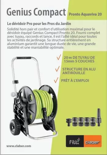 Genius Compact offre sur Gedimat