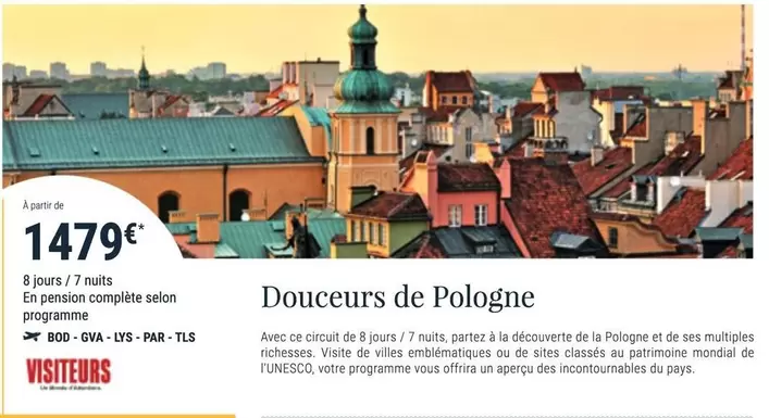 Douceurs De Pologne offre à 1479€ sur Prêt à partir