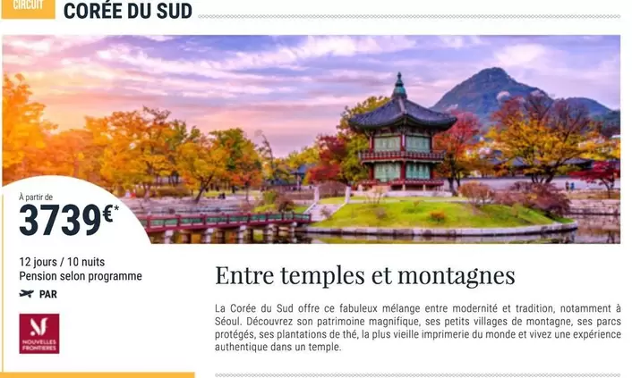 Entre Temples Et Montagnes offre à 3739€ sur Prêt à partir