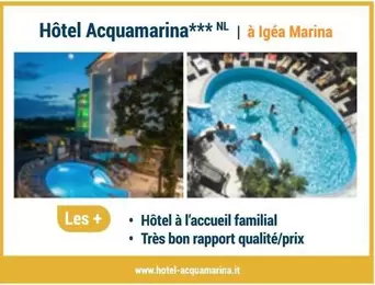 Hôtel Acquamarina offre sur Prêt à partir