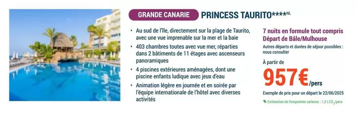  Grande Canarie , Princess Taurito offre à 957€ sur Prêt à partir