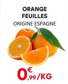 Orange Feuilles offre à 0,99€ sur Hmarket