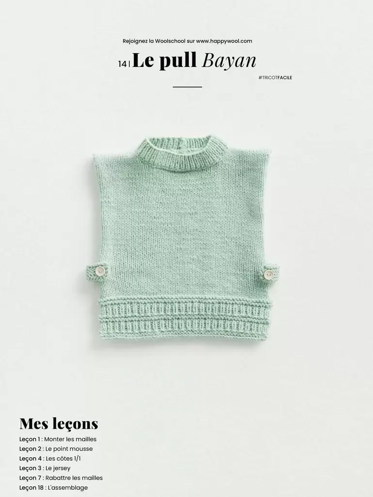 Le Pull Bayan offre sur Phildar