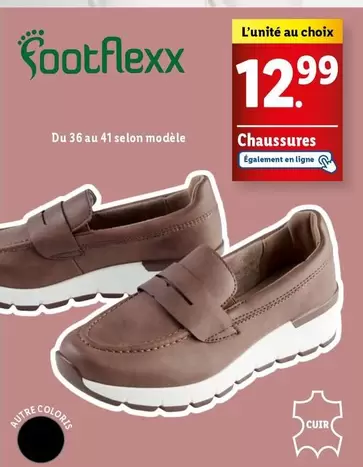 Footflexx - Chaussures offre à 12,99€ sur Lidl