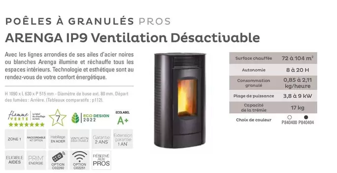 Invicta - Arenga IP9 Ventilation Désactivable offre sur Invicta