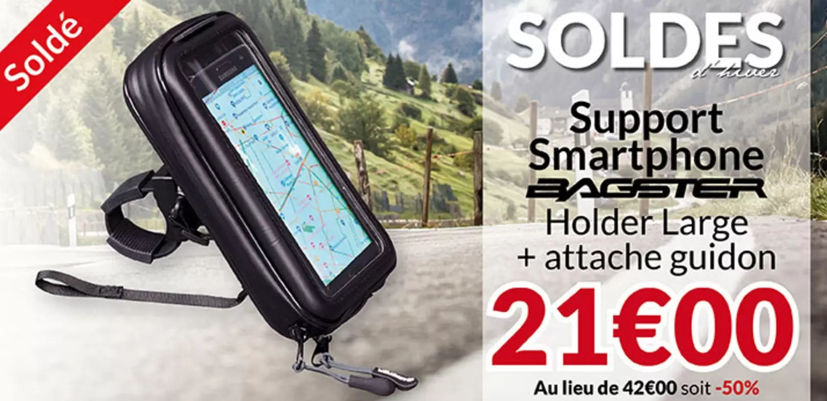 Bagster - Support Smartphone offre à 21€ sur Cardy