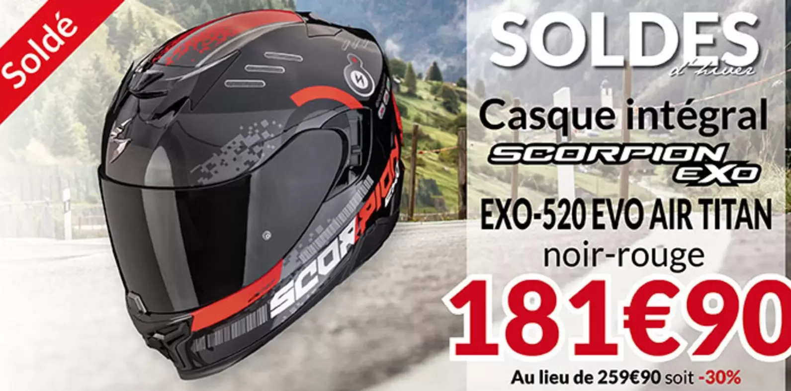 Scorpion Masque - Casque Intégral offre à 181,9€ sur Cardy