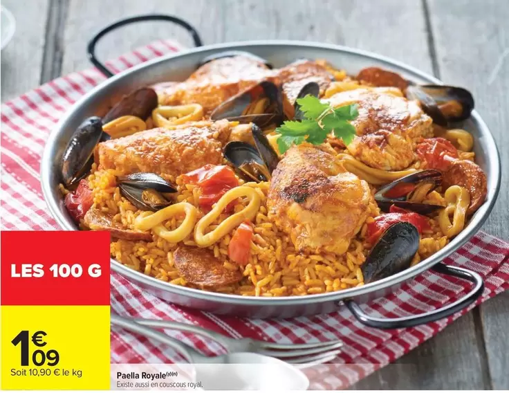 Royal - Paella e offre à 1,09€ sur Carrefour Market