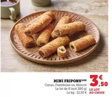 Mini Fripons offre à 3,5€ sur Super U