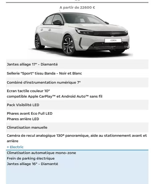 Apple - Jantes All'îage 17" offre à 22600€ sur Opel