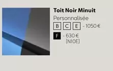 Seat - Toit Noir Minuit Personnalisée offre à 1050€ sur SEAT