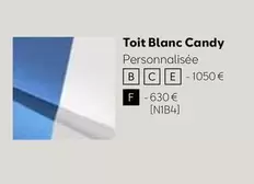 Peintures Toit Blanc Candy Personnalisée offre à 1050€ sur SEAT