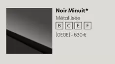 Peintures Noir Minuit Métallisée offre à 630€ sur SEAT