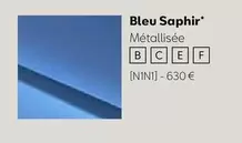 Bleu Saphir Métallisée offre à 630€ sur SEAT