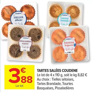 Coudene - Tartes Salées offre à 3,88€ sur Carrefour Market