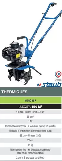 Staub - Thermiques Micro 35 P offre sur Point Vert