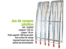 Jeu De Rampes Pliables offre sur Point Vert