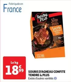 Tendre & Plus - Souris D'agneau Confite offre à 18,99€ sur Auchan Hypermarché